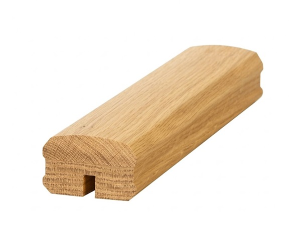 Solution Oak 10mm Grooved Handrail For Glass